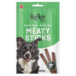 Reflex - Reflex Dog Stick Ördek ve Kaz Eti Köpek Tahılsız Ödül Çubukları 11 Gr x 3 Stick