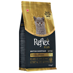 Reflex - Reflex Plus Hypoallergenic Kitten British Shorthair Özel Irk Yavru Kedi Maması 1,5 Kg