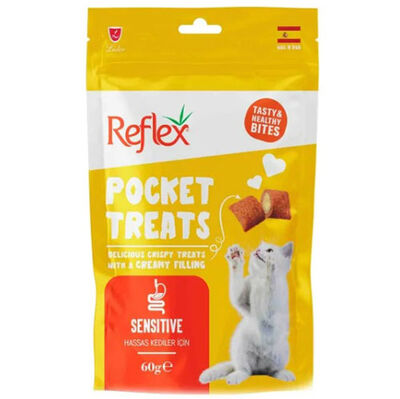 Reflex Pocket Treats Sensitive Hassas Sindirim Kedi Ödülü 60 Gr