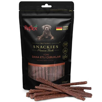 Reflex Snackies Füme Dana Etli Köpek Ödül Çubukları 170 Gr