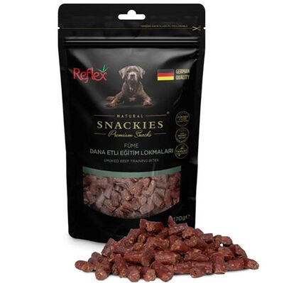 Reflex Snackies Füme Dana Etli Köpek Ödül Küpleri 170 Gr