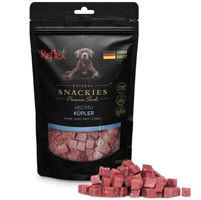 Reflex Snackies Keçi Etli Küpler Köpek Ödülü 170 Gr