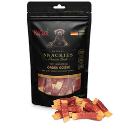 Reflex - Reflex Snackies Tatlı Patates Ördek Göğsü Köpek Ödülü 170 Gr