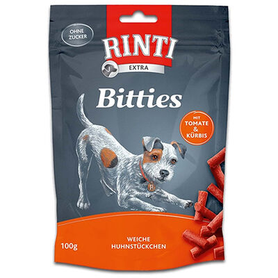 Rinti Extra Bitties Tavuk Etli ve Domatesli Köpek Ödülü 100 Gr