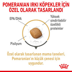 Royal Canin BOX Pomeranian Köpek Irk Maması 1,5 Kg + 2 Adet Royal Canin Pomeranian 85 Gr Yaş Mama - Thumbnail