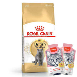 Royal Canin - Royal Canin British Shorthair Irk Kedi Maması 4 Kg + 2 Adet Wanpy Çorba 50 Gr