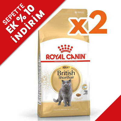 Royal Canin British Shorthair Irk Kedi Maması 10 Kg x 2 Adet + Temizlik Mendili