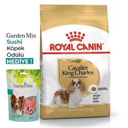 Royal Canin - Royal Canin Cavalier King Charles Irk Köpek Maması 1,5 Kg + Garden Mix Sushi Köpek Ödülü