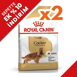 Royal Canin - Royal Canin Cocker Irkına Özel Köpek Maması 3 Kg x 2 Adet + Temizlik Mendili