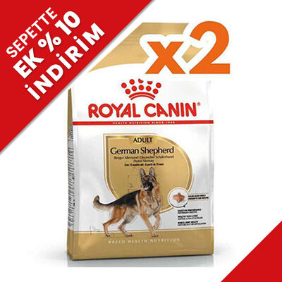 Royal Canin German Shepherd Köpek Maması 11 Kg x 2 Adet + Temizlik Mendili