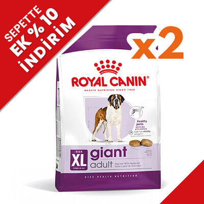 Royal Canin Giant Adult İri Irk Köpek Maması 15 Kg x 2 Adet + Temizlik Mendili