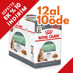 Royal Canin - Royal Canin Pouch Gravy Digestive Hassas Kedi Maması 85 Gr - BOX - 12 Al 10 Öde