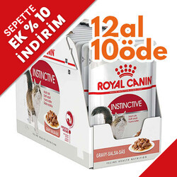 Royal Canin - Royal Canin Pouch Gravy Instinctive Yaş Kedi Maması 85 Gr - BOX - 12 Al 10 Öde