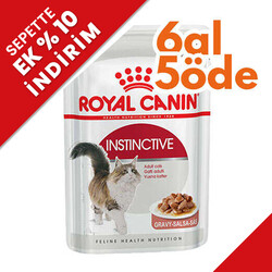 Royal Canin - Royal Canin Pouch Gravy Instinctive Yaş Kedi Maması 85 Gr - 6 Al 5 Öde