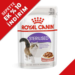 Royal Canin - Royal Canin Pouch Gravy Sterilised Kısırlaştırılmış Yaş Kedi Maması 85 Gr