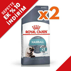 Royal Canin - Royal Canin Hairball Tüy Yumağı Kontrolü Kedi Maması 2 Kg x 2 Adet + Temizlik Mendili