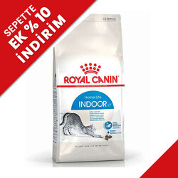 Royal Canin - Royal Canin Indoor Ev Kedileri İçin Kedi Maması 2 Kg + Temizlik Mendili