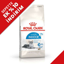 Royal Canin - Royal Canin Indoor +7 Ev Kedileri için Yaşlı Kedi Maması 1,5 Kg + Temizlik Mendili