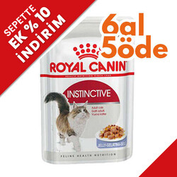 Royal Canin - Royal Canin Pouch Jelly Instinctive Yaş Kedi Maması 85 Gr - 6 Al 5 Öde