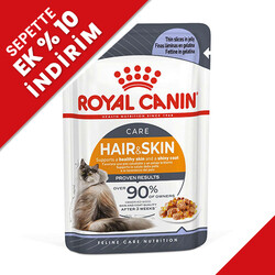 Royal Canin - Royal Canin Pouch Jelly Hair Skin Hassas Tüylü Yaş Kedi Maması 85 Gr