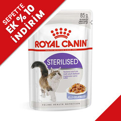 Royal Canin - Royal Canin Pouch Jelly Sterilised Kısırlaştırılmış Yaş Kedi Maması 85 Gr