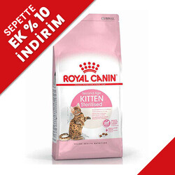 Royal Canin - Royal Canin Kitten Sterilised Kısırlaştırılmış Yavru Kedi Maması 2 Kg + Temizlik Mendili