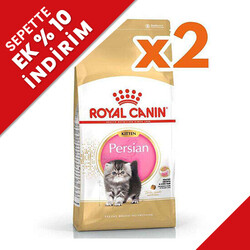 Royal Canin - Royal Canin Kitten Persian Yavru İran Irk Maması 2 Kg x 2 Adet + Temizlik Mendili