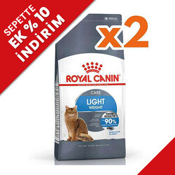 Royal Canin - Royal Canin Light Weight Düşük Kalorili Kedi Maması 1,5 Kg x 2 Adet + Temizlik Mendili