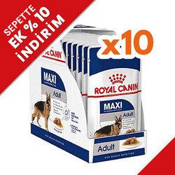 Royal Canin - Royal Canin Maxi Adult Gravy Köpek Yaş Maması 140 Gr x 10 Adet