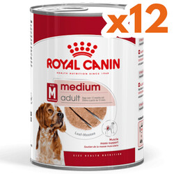 Royal Canin - Royal Canin Medium Adult Orta Irk Köpek Konservesi 410 Gr x 12 Adet 