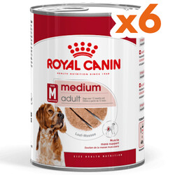 Royal Canin - Royal Canin Medium Adult Orta Irk Köpek Konservesi 410 Gr x 6 Adet 