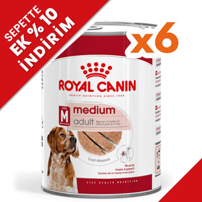 Royal Canin Medium Adult Orta Irk Köpek Konservesi 410 Gr x 6 Adet