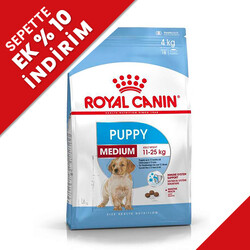 Royal Canin - Royal Canin Medium Puppy Orta Irk Yavru Köpek Maması 15 Kg + Temizlik Mendili