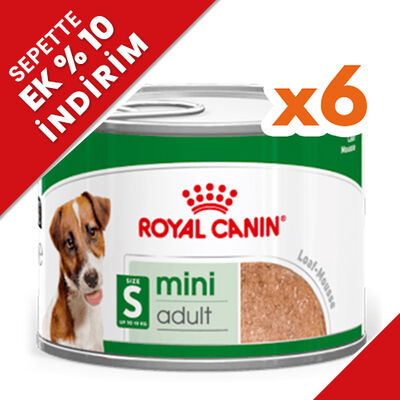 Royal Canin Mini Adult Küçük Irk Köpek Konservesi 195 Gr x 6 Adet