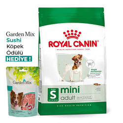 Royal Canin - Royal Canin Mini Adult Küçük Irk Köpek Maması 2 Kg + Garden Mix Sushi Köpek Ödülü