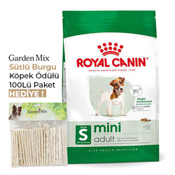 Royal Canin - Royal Canin Mini Adult Küçük Irk Köpek Maması 8 Kg + Garden Mix 100Lü Burgu Köpek Ödülü