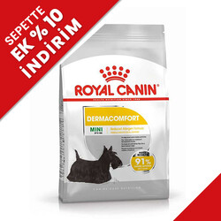 Royal Canin - Royal Canin Mini Dermacomfort Küçük Irk Hassas Köpek Maması 3 Kg + Temizlik Mendili