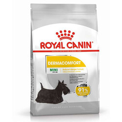Royal Canin Mini Dermacomfort Küçük Irk Hassas Köpek Maması 3 Kg + Temizlik Mendili - Thumbnail