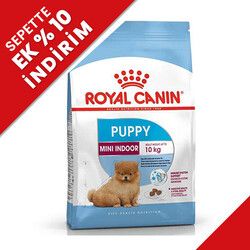 Royal Canin - Royal Canin Mini Indoor Puppy Yavru Köpek Maması 1,5 Kg + Temizlik Mendili