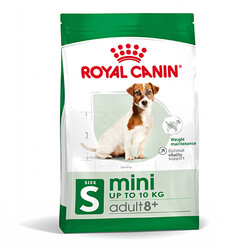Royal Canin Mini Adult +8 Küçük Irk Yaşlı Köpek Maması 2 Kg + Temizlik Mendili - Thumbnail