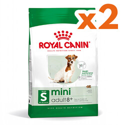 Royal Canin - Royal Canin Mini Adult +8 Küçük Irk Yaşlı Köpek Maması 2 Kg x 2 Adet + Temizlik Mendili