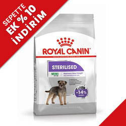 Royal Canin - Royal Canin Mini Sterilised Küçük Irk Kısırlaştırılmış Köpek Maması 3 Kg + Temizlik Mendili