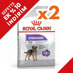 Royal Canin - Royal Canin Mini Sterilised Küçük Irk Kısırlaştırılmış Köpek Maması 3 Kg x 2 Adet + Temizlik Mendili