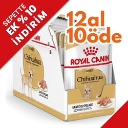 Royal Canin - Royal Canin Pouch Chihuahua Irkı Özel Yaş Köpek Maması 85 Gr - BOX - 12 Al 10 Öde