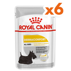 Royal Canin - Royal Canin Pouch Dermacomfort Deri Tüy Sağlığı Köpek Yaş Maması 85 Gr x 6 Adet