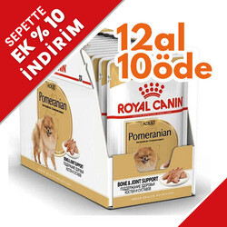 Royal Canin - Royal Canin Pouch Pomeranian Irkı Özel Yaş Köpek Maması 85 Gr - BOX - 12 Al 10 Öde