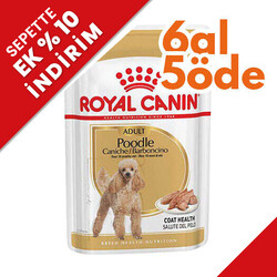 Royal Canin - Royal Canin Pouch Poodle Irkı Özel Yaş Köpek Maması 85 Gr - 6 Al 5 Öde