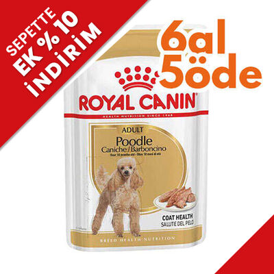 Royal Canin Pouch Poodle Irkı Özel Yaş Köpek Maması 85 Gr - 6 Al 5 Öde