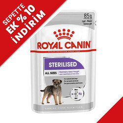 Royal Canin - Royal Canin Pouch Sterilised Adult Tüm Irklar İçin Kısır Köpek Yaş Maması 85 Gr