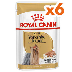 Royal Canin - Royal Canin Pouch Yorkshire Terrier Irkı Özel Yaş Köpek Maması 85 Gr x 6 Adet